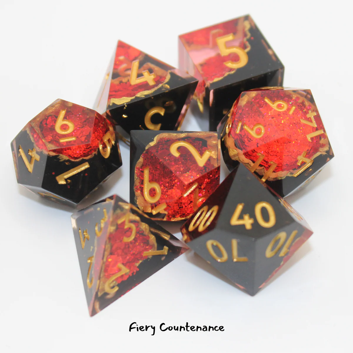Game Habit Sharp-Edge Wave 3 Geode Dice - Image 3