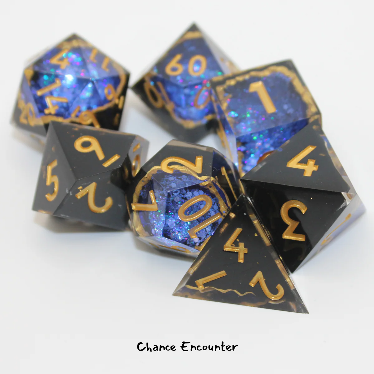 Game Habit Sharp-Edge Wave 3 Geode Dice - Image 4