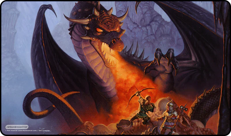 Gamermats Playmat: Dragons Lair by Matt Stawicki
