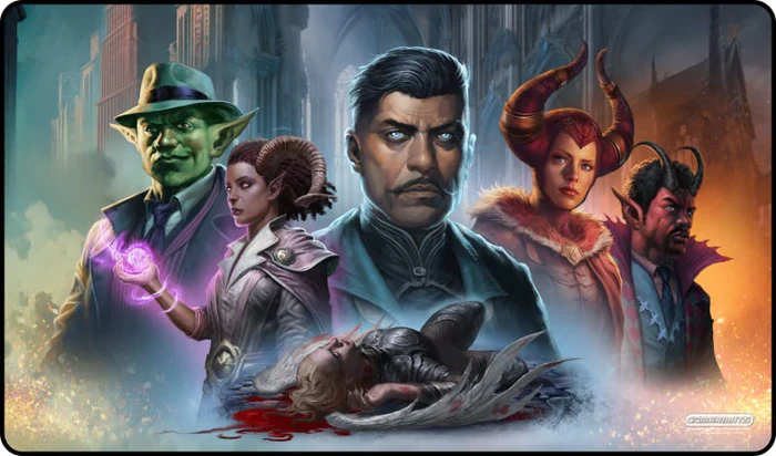 Gamermats Playmat: Murder Mystery