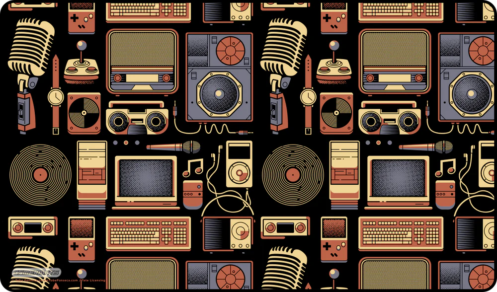 Gamermats Playmat: Vintage Vinyl by Tobe Fosneca