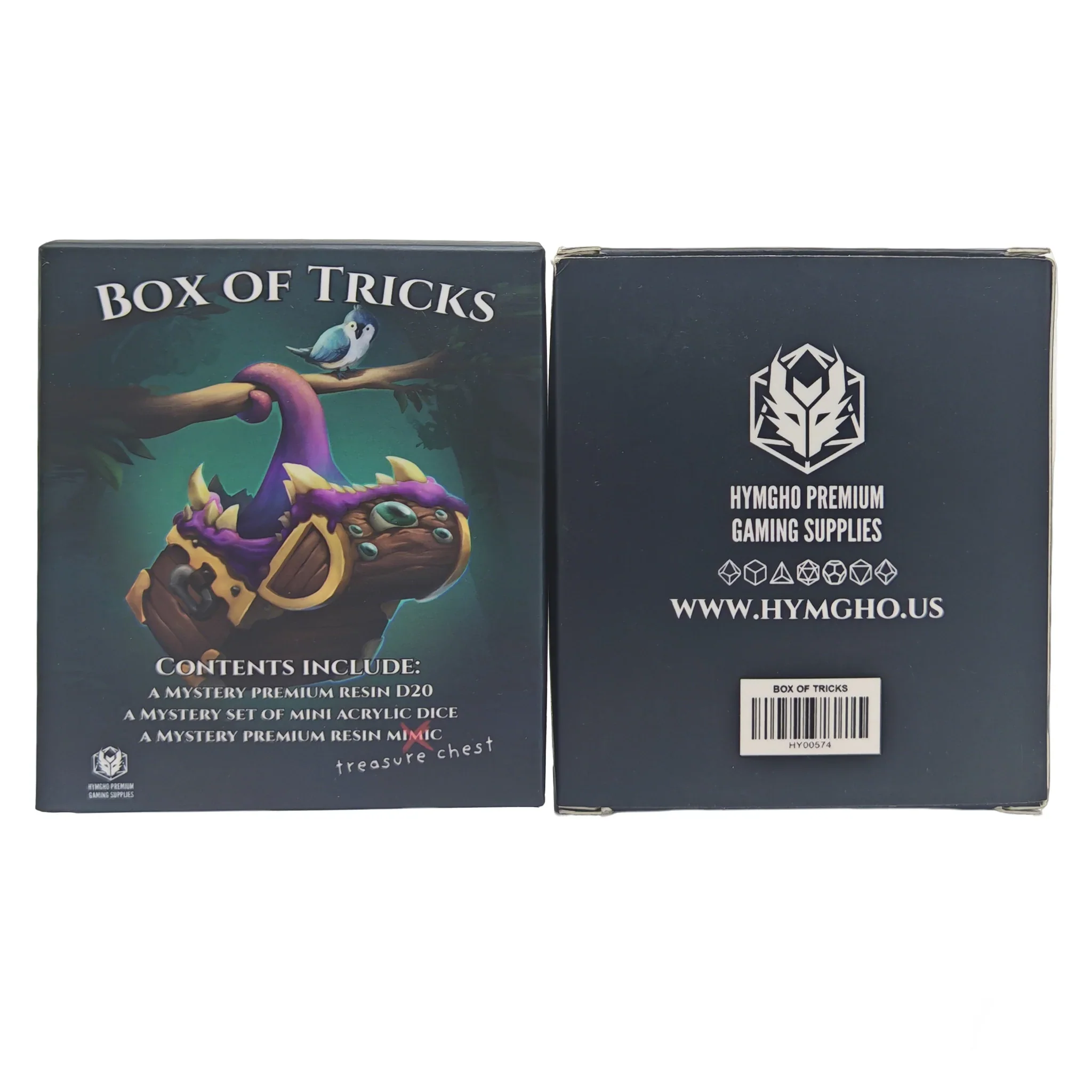HYMGHO - Box of Tricks - Mystery Mini Dice, D20, and Resin Mimic - Image 5