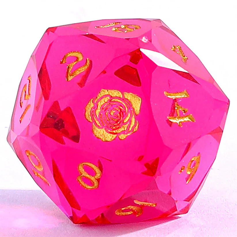 HYMGHO - Captured Magic Luster Cut Resin Dice Set - Bouquet of Dice - Image 3