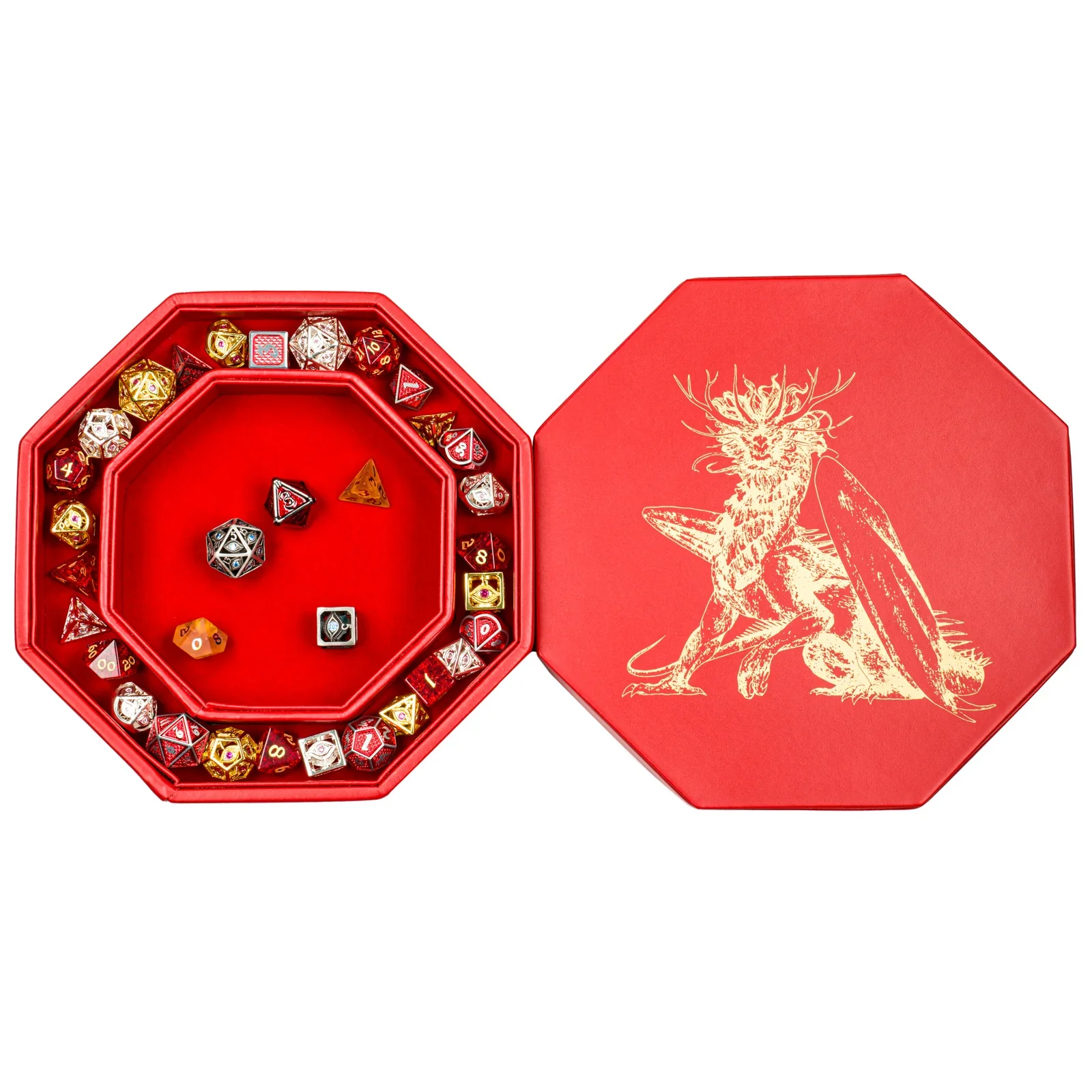 HYMGHO - Hero's Hoard Dice Tray and Keeper - Royal Dragon