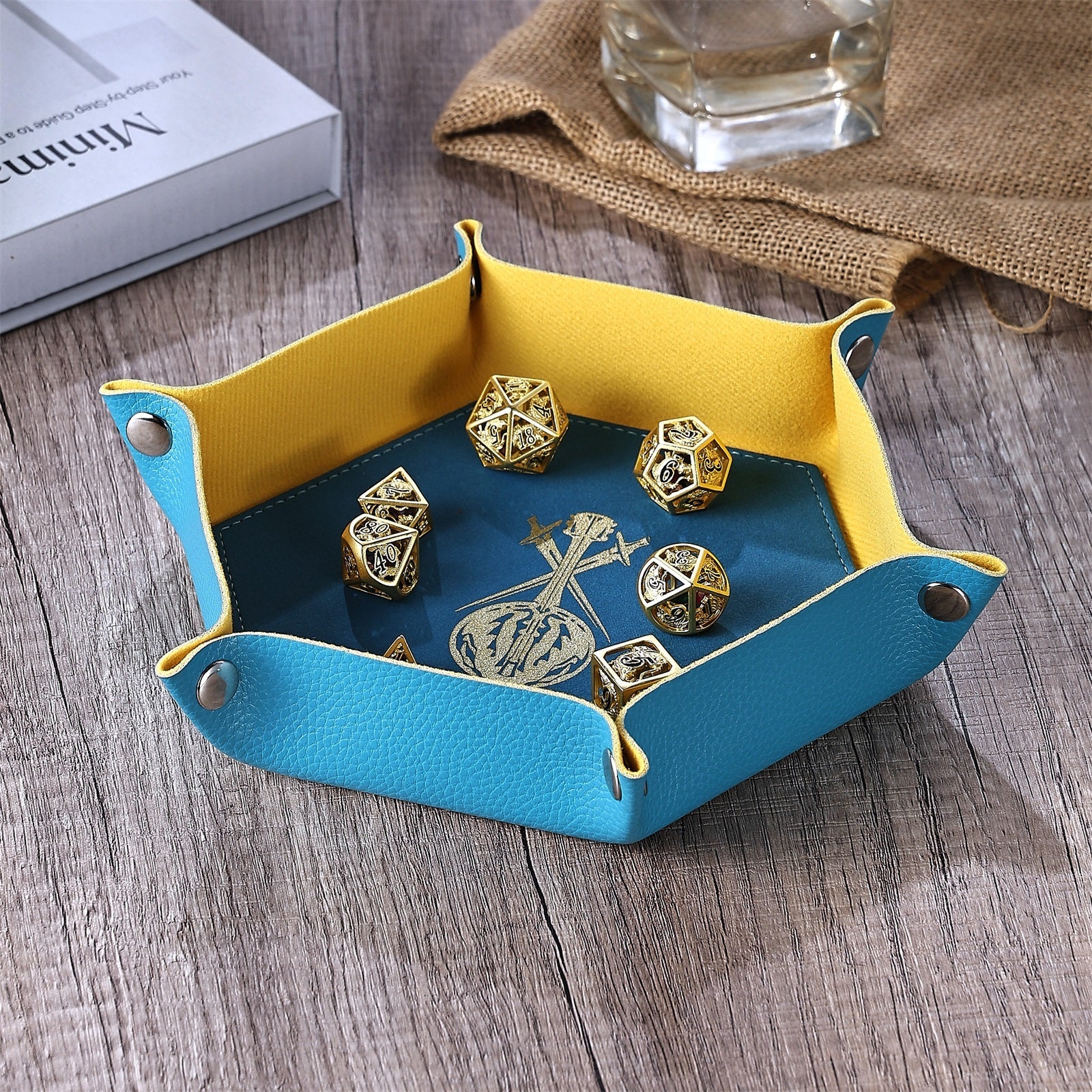 HYMGHO - Table Armor Dice Tray - Bard