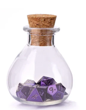 HYMGHO -Unseelie Mini RPG Dice set - purple