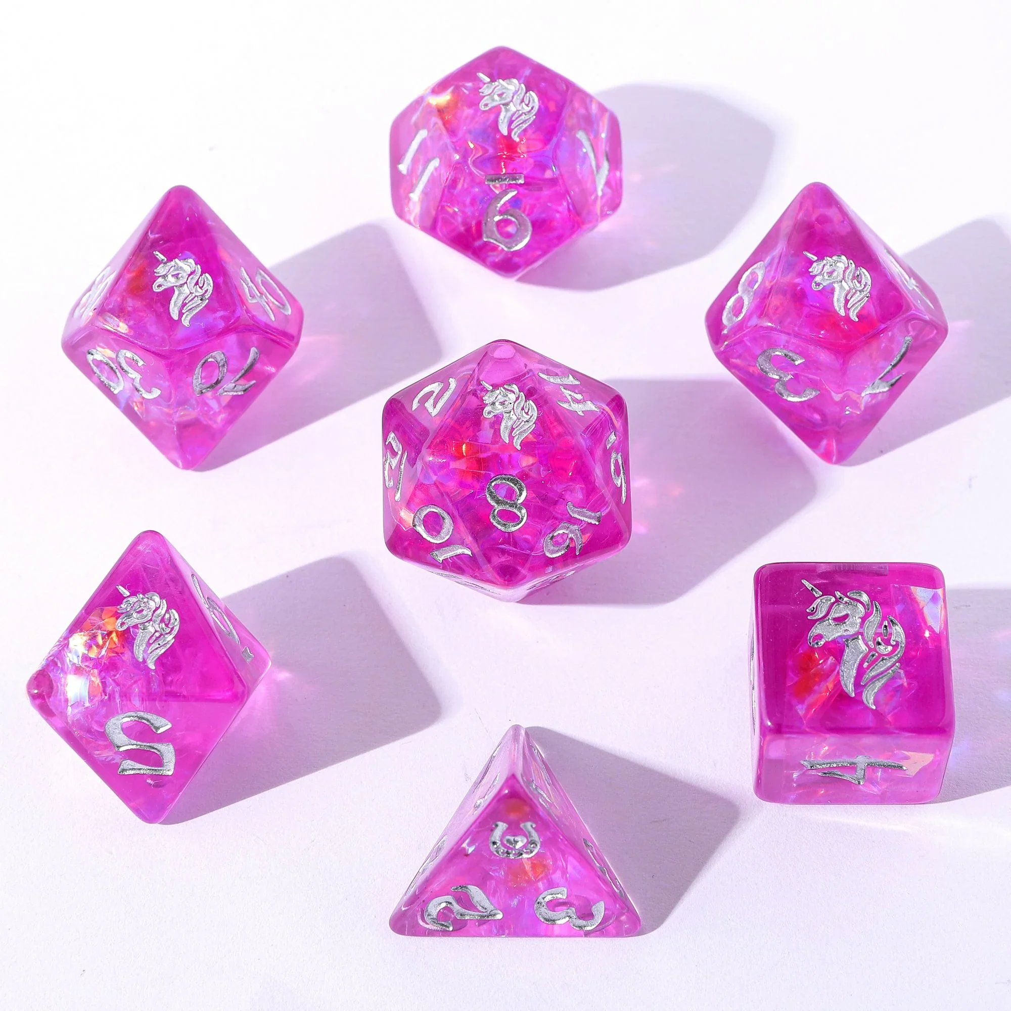 HYMGHO - Wyrmforged Rollers Round Edge Resin RPG Dice Sets - Image 10