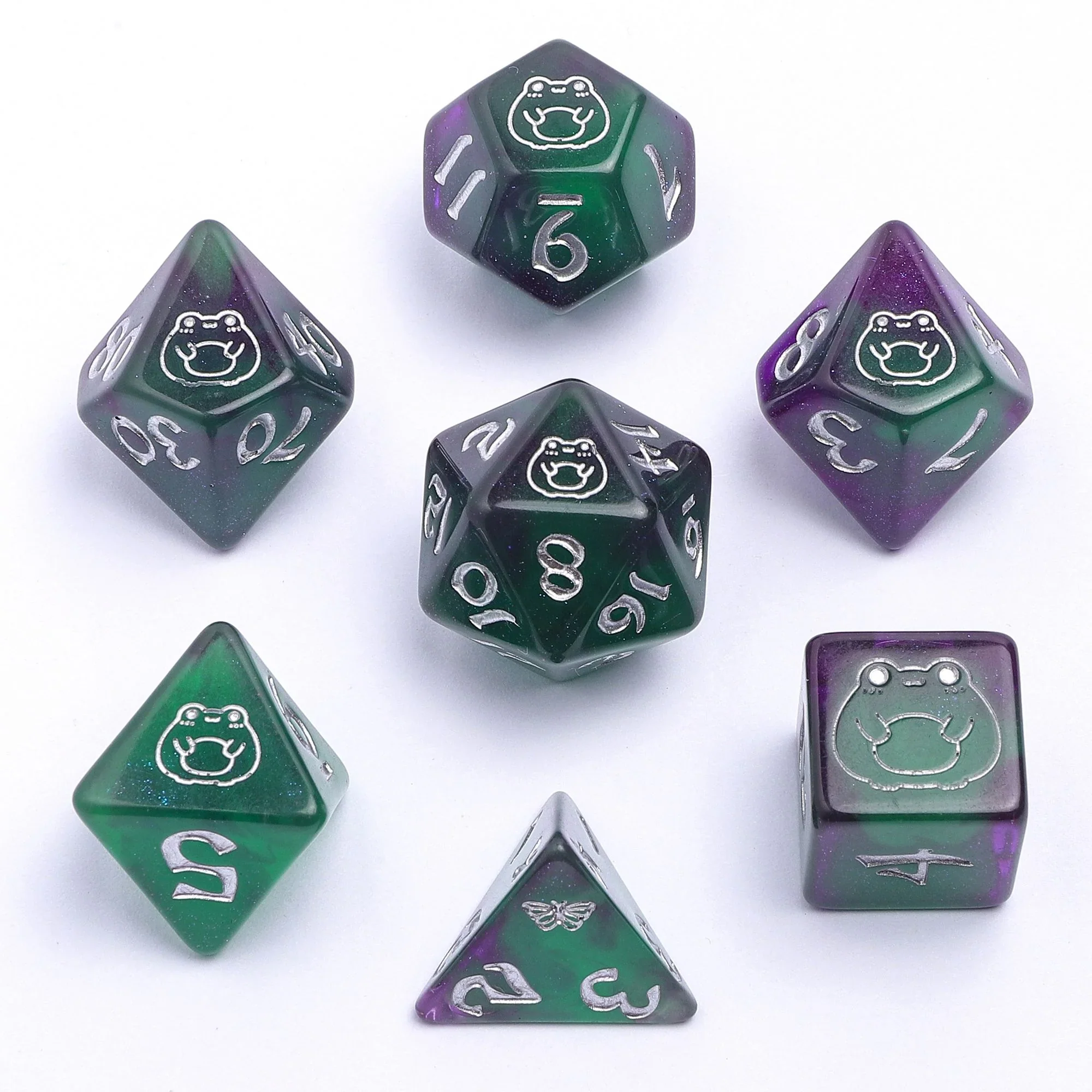 HYMGHO - Wyrmforged Rollers Round Edge Resin RPG Dice Sets - Image 8