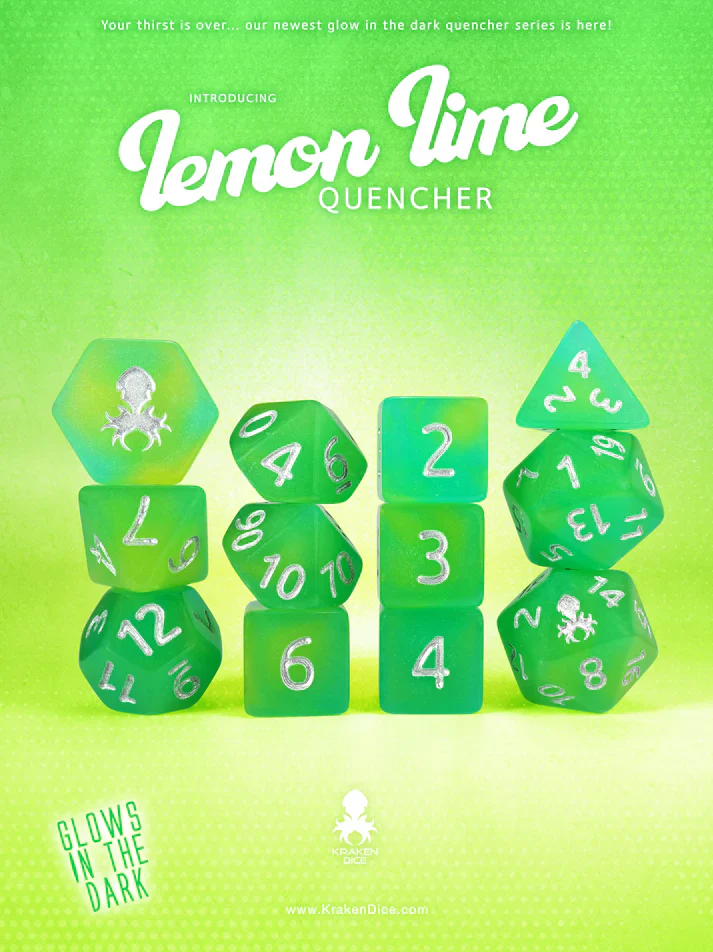 Kraken Dice - Glow In the Dark Sets - Image 4