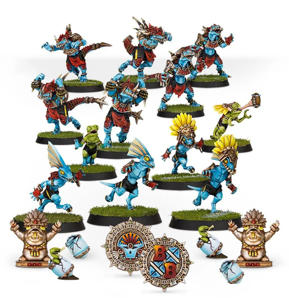 Lizardmen Blood Bowl Team – Gwaka'moli Crater Gators - Image 2