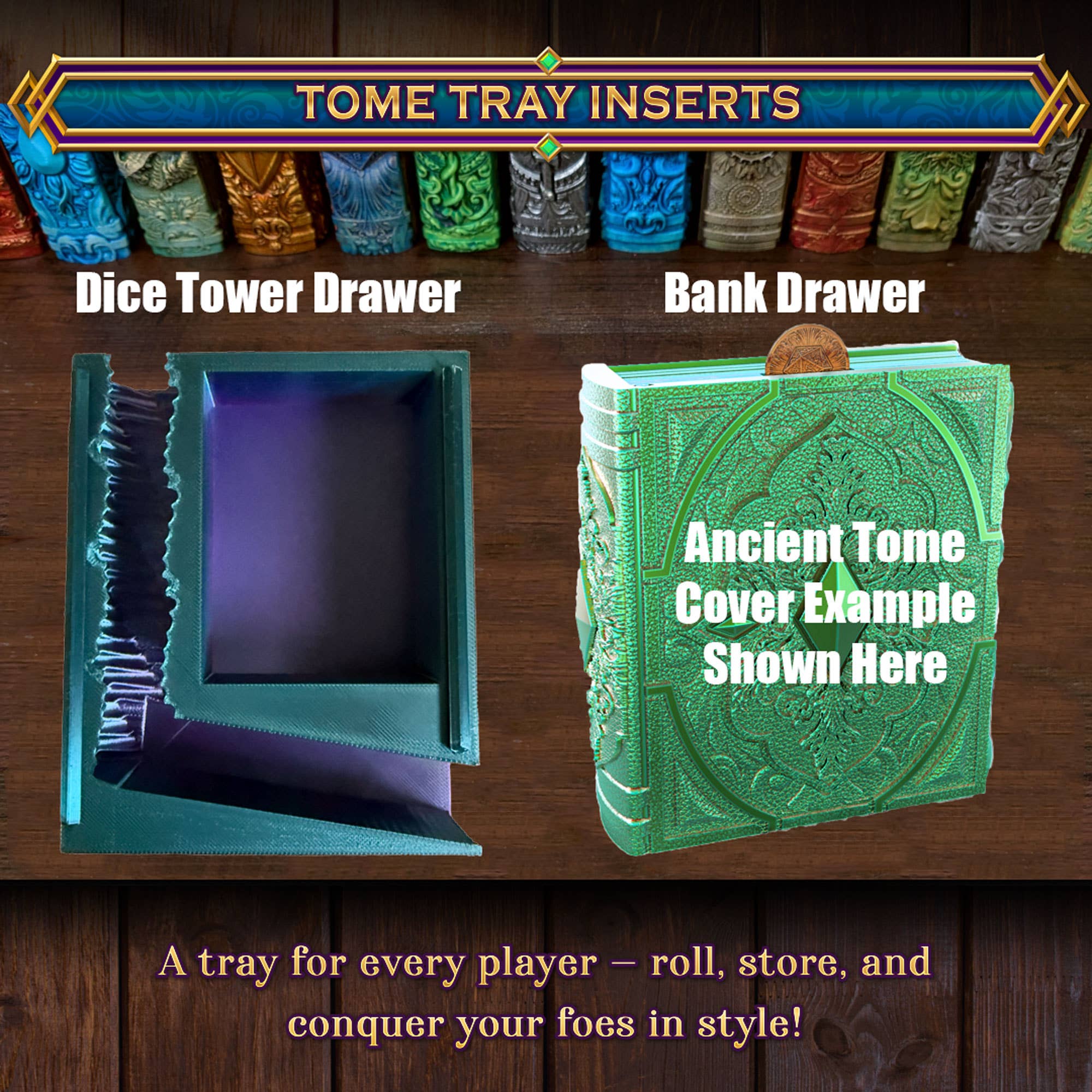 Mimic Storage Tome for TTRPG, MTG, Pokemon, D&D Gaming! - Image 8