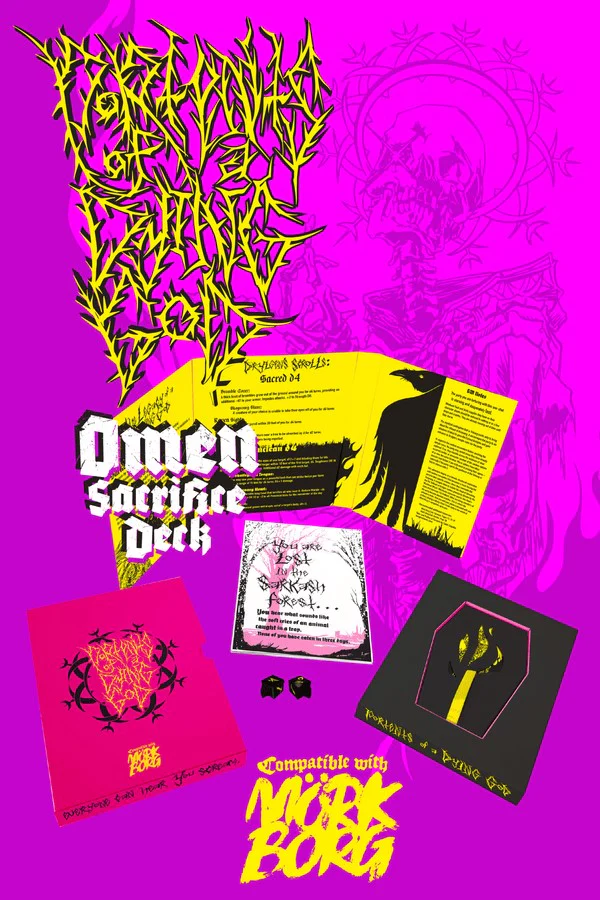 Mork Borg: Portents of a Dying God: Mork Borg Omen Deck