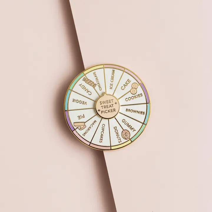 Occasionalish - Spinning Sweet Treat Picker Enamel Pin