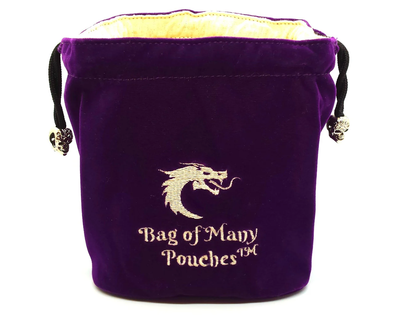 Old School Dice Bag of Many Pouches: Purple