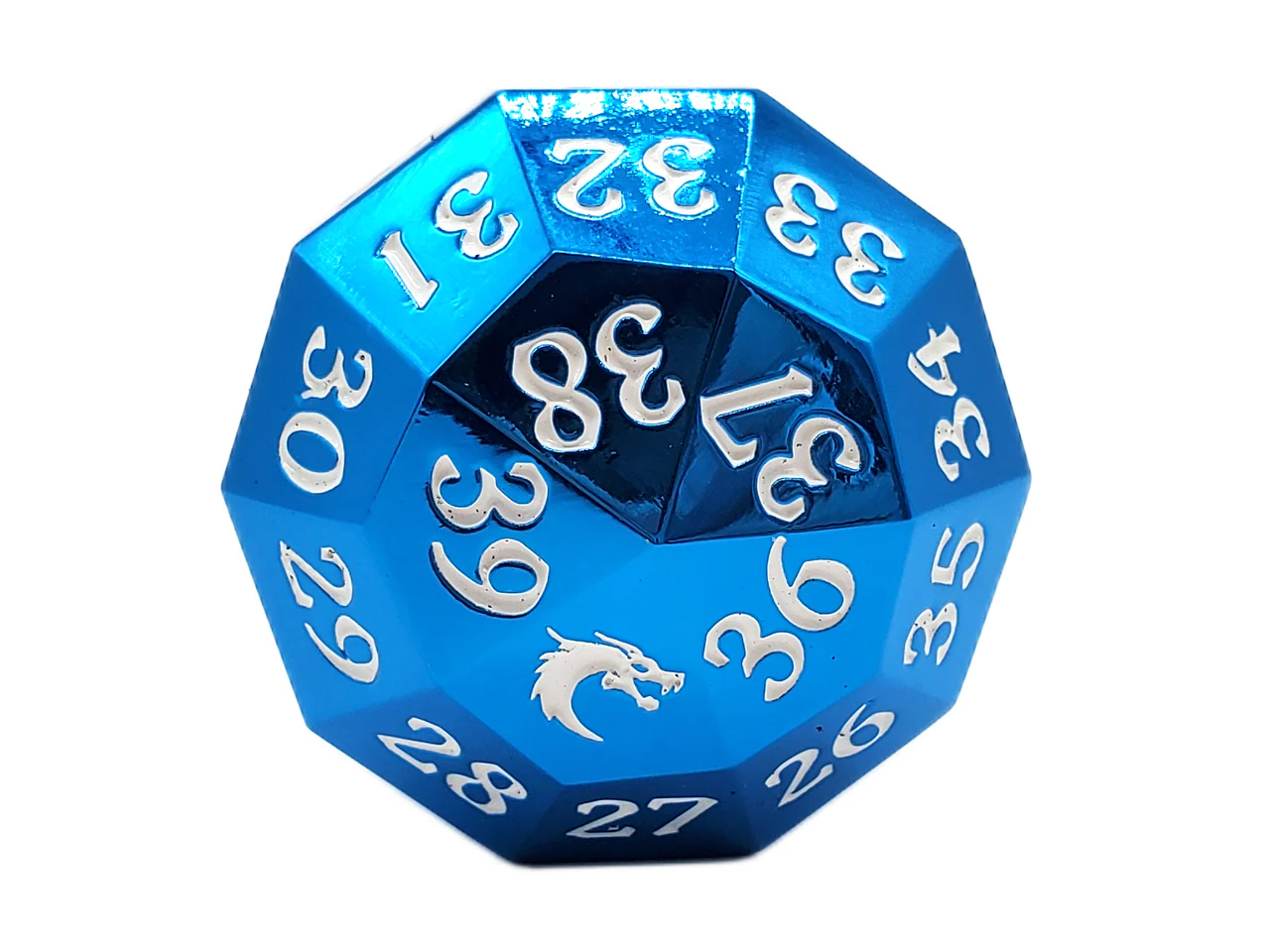 Old School Dice: Metal D40 Spindown - Image 2