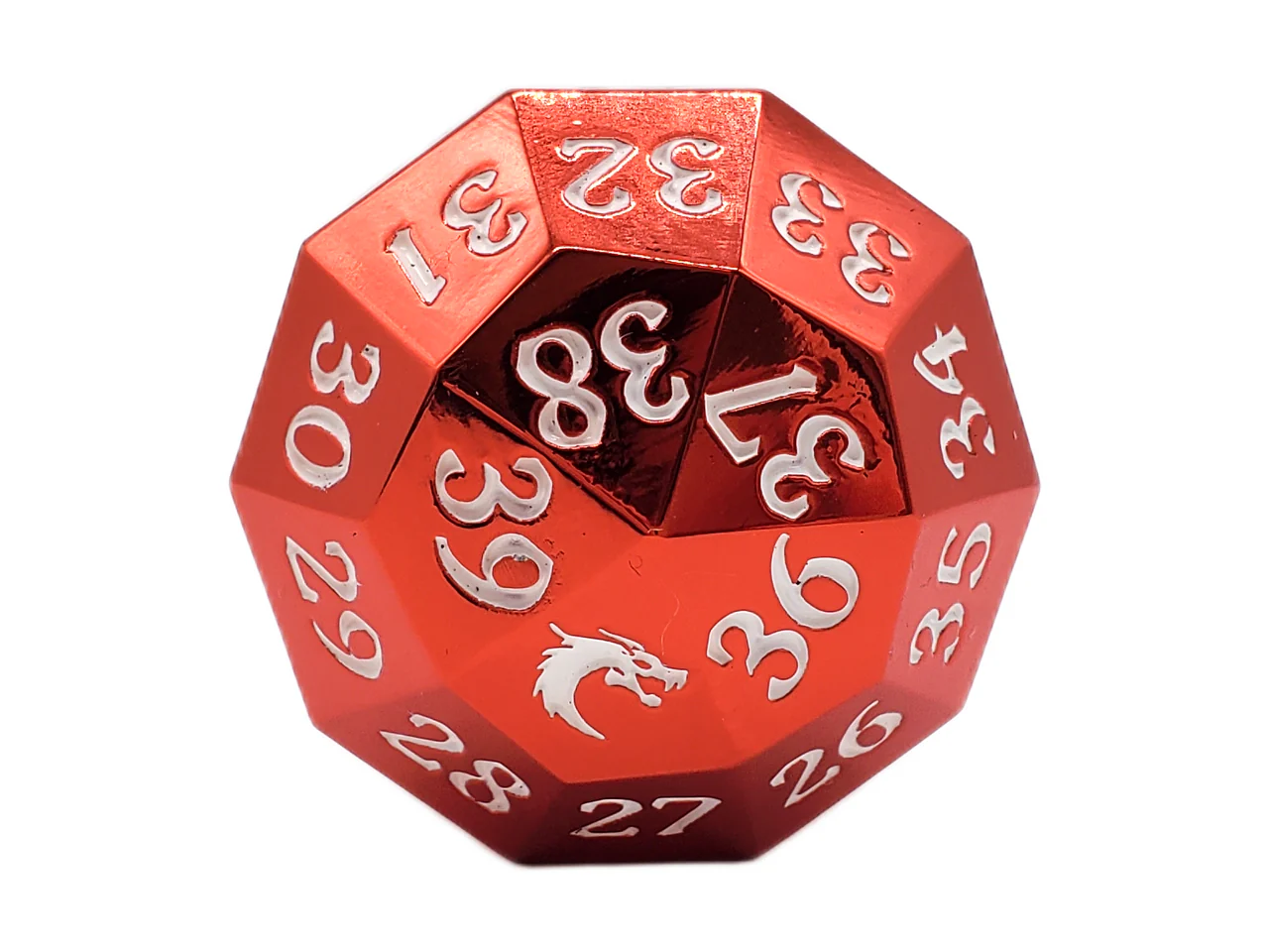 Old School Dice: Metal D40 Spindown - Image 4