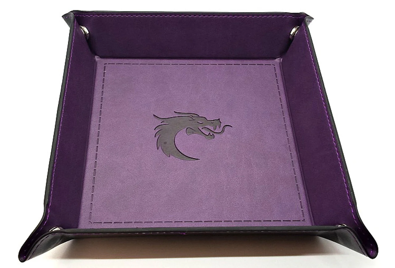 Old School Dice: Square Rolling Tray - Assorted Colors - Image 3