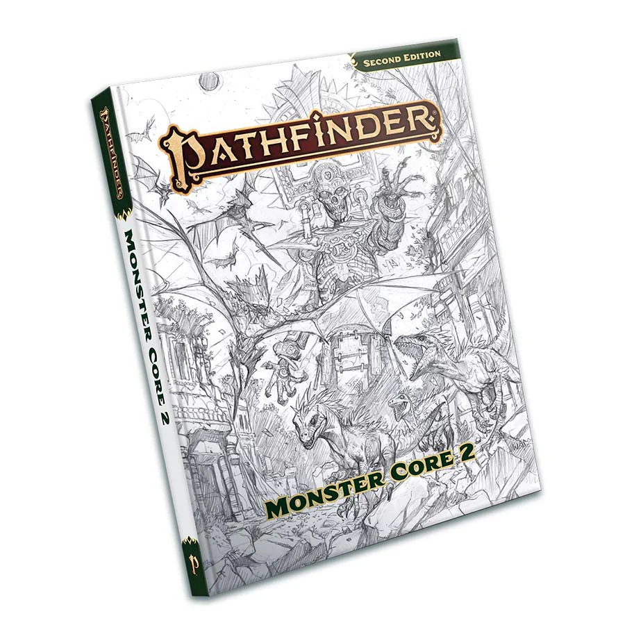 Pathfinder 2E: Monster Core 2 Sketch Edition