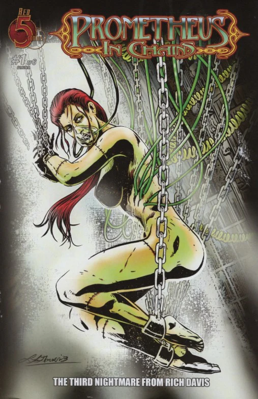 Prometheus In Chains Issue #1: Les Garner Cover #2 (Mature)