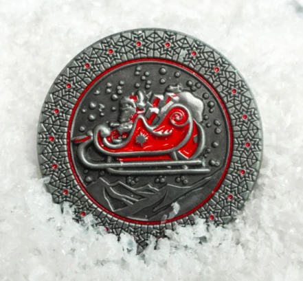 Q Workshop Metal Christmas Themed D2