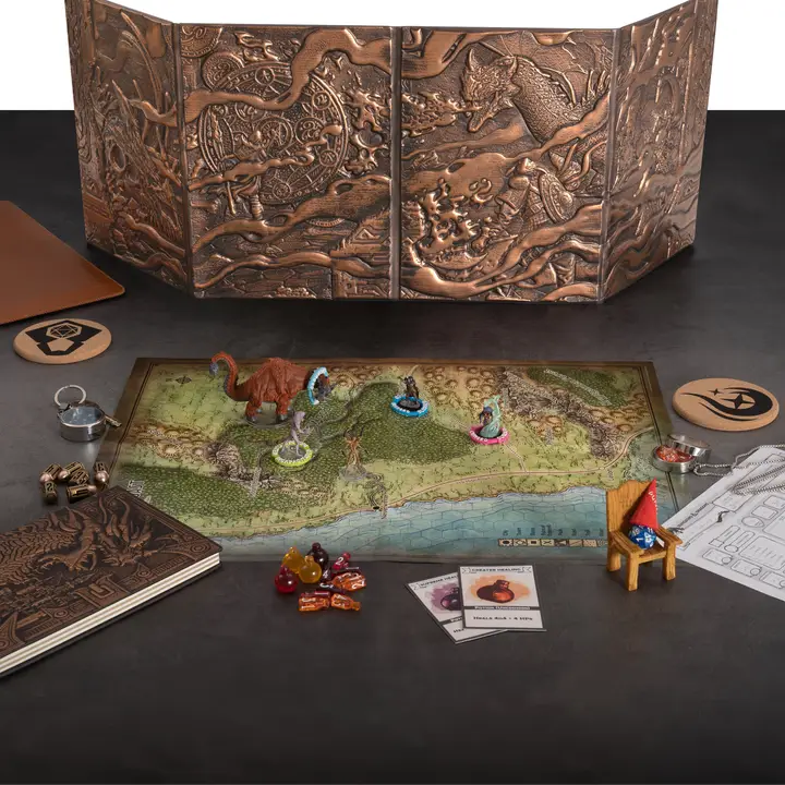 QMDirect 3D Faux-Leather Customizable Game Master Screen (Dm/Gm) - Image 2