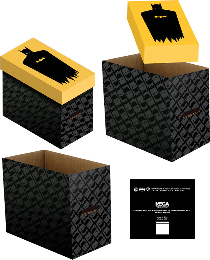 Short Comic Book Storage Box: DC - Batman Cape & Cowl