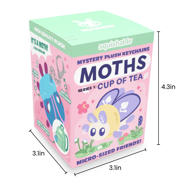 Squishable: Moths Blind Box, Series 1: Cup of Tea - Image 5