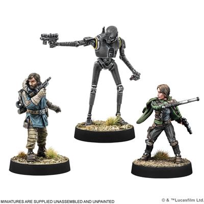 Star Wars Legion:  Cassian Andor, Jyn Erso & K-2SO - Image 3