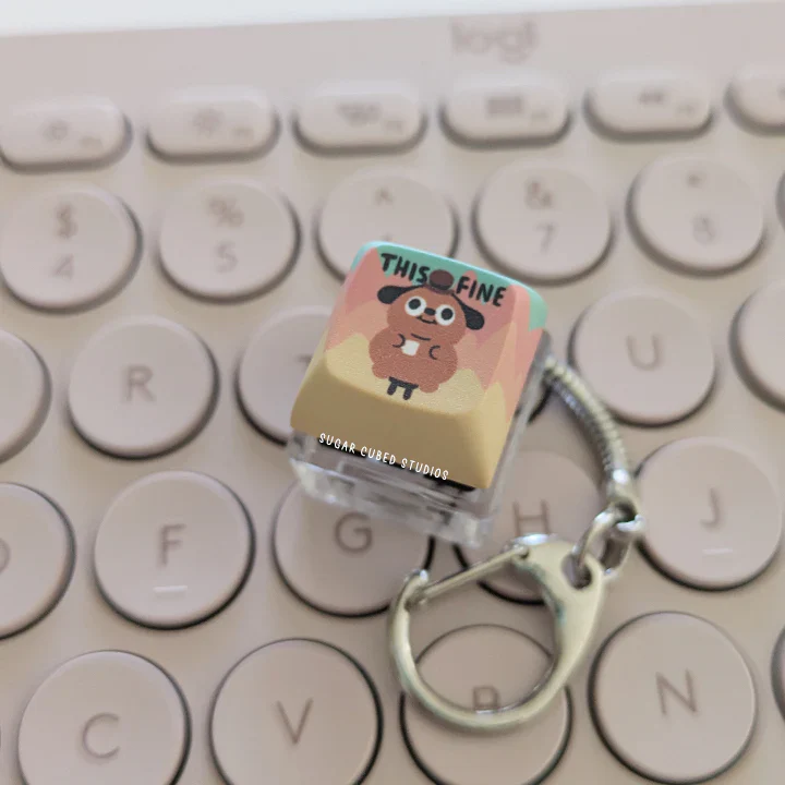 Sugar Cubed Studios Fidget Keycap Keychains - Image 15