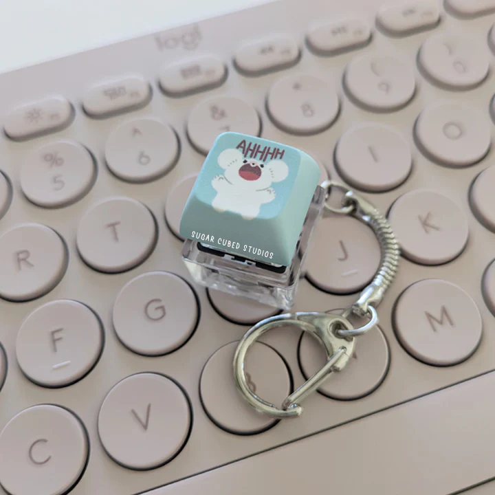 Sugar Cubed Studios Fidget Keycap Keychains - Image 2