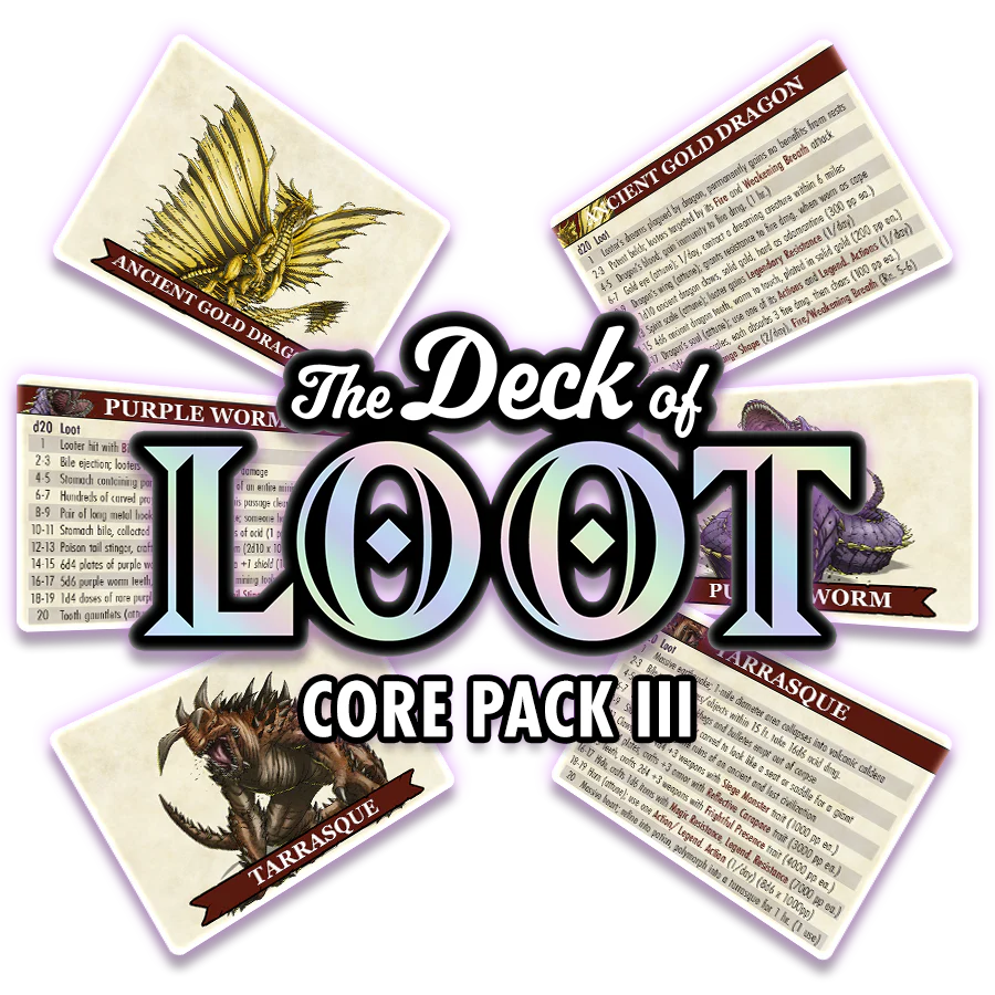 The Deck of Loot: Core Pack 3 - CR 11-30 - Image 5