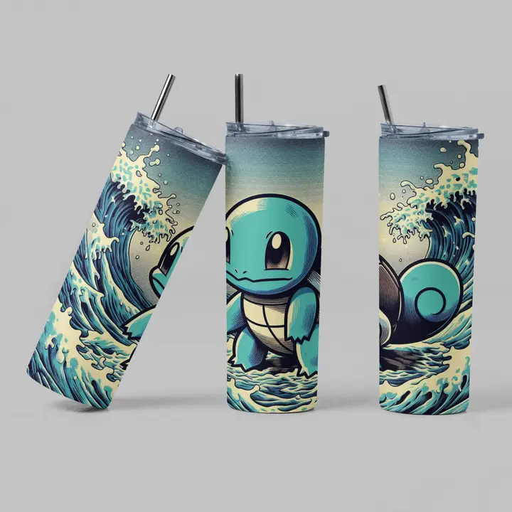 The Geek Boutique: Squirt Poke Anime Video Game TV Inspired Tumbler