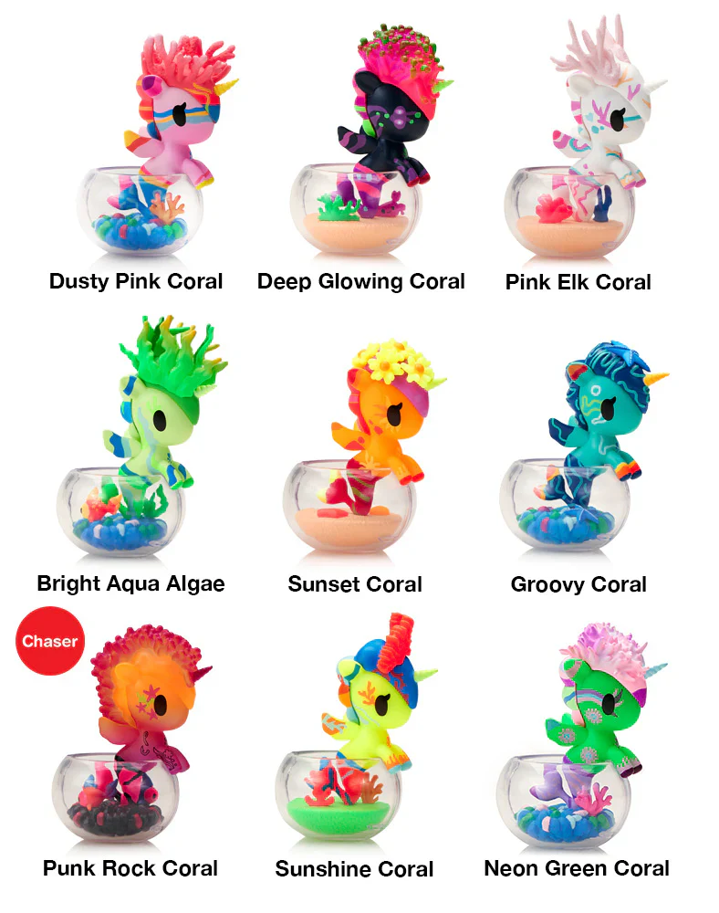 tokidoki Neon Reef Mermicorno Blind Box - Image 2