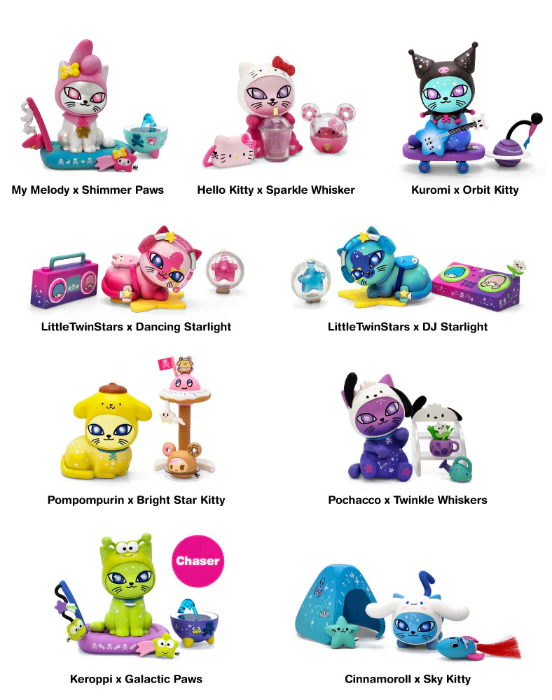 tokidoki x Hello Kitty and Friends Galactic Cats Blind Box - Image 2