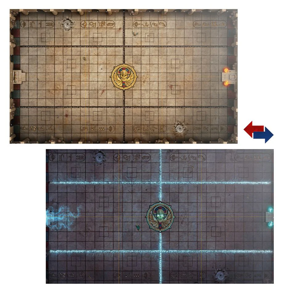 Tomb Kings Pitch: Double-sided Pitch and Dugouts Set - Image 2