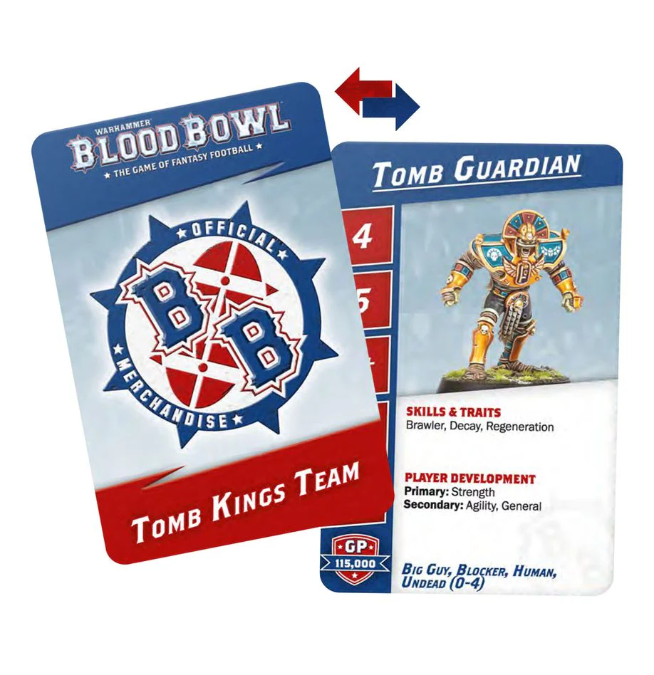 Tomb Kings Team Reference Card Pack - Image 2