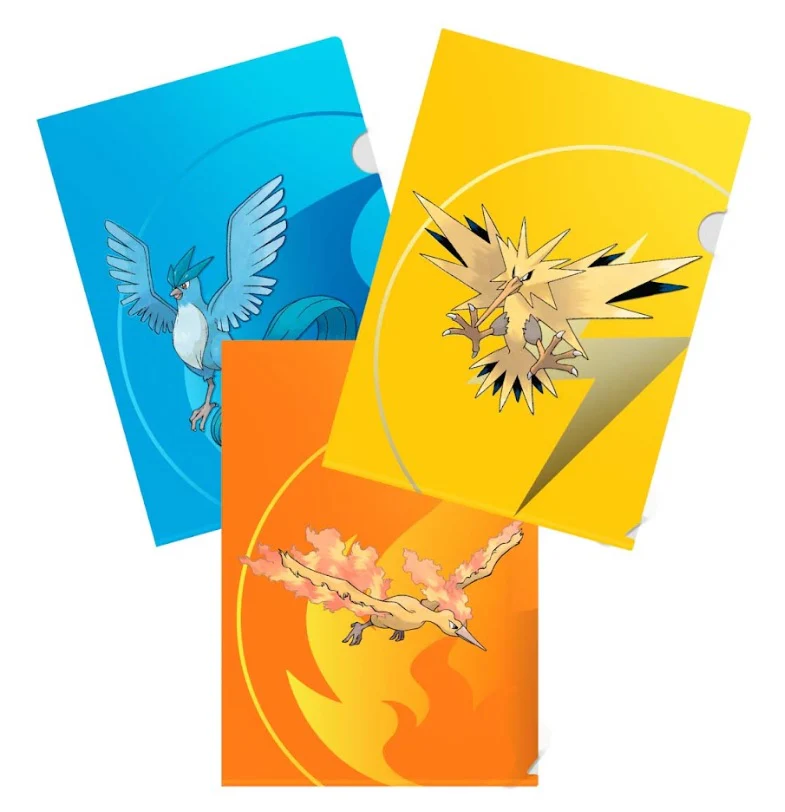 Ultra Pro: Pokemon TCG: 3-Pack Tournament Folios featuring Zapdos, Moltres, and Articuno