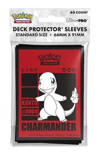 Ultra Pro: Pokemon TCG: Charmander 65ct Deck Protector Sleeves