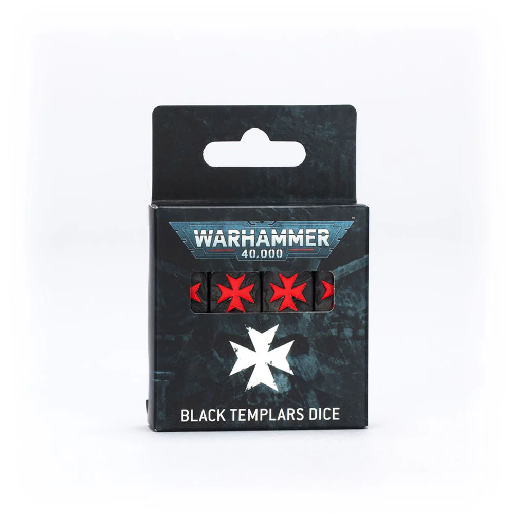 Warhammer 40k: Black Templar Dice Set