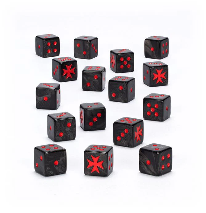 Warhammer 40k: Black Templar Dice Set - Image 2