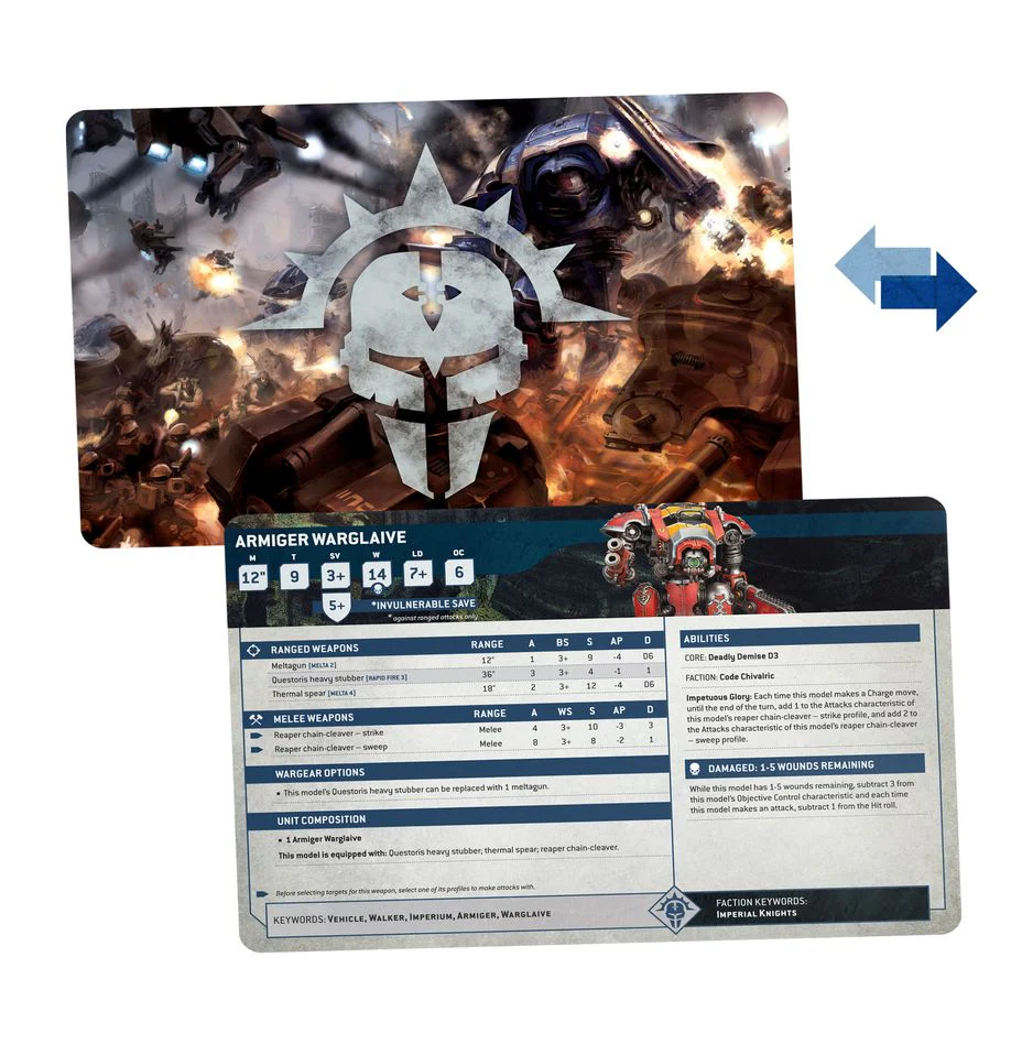 Warhammer 40k: Datasheet Cards Imperial Knights - Image 2