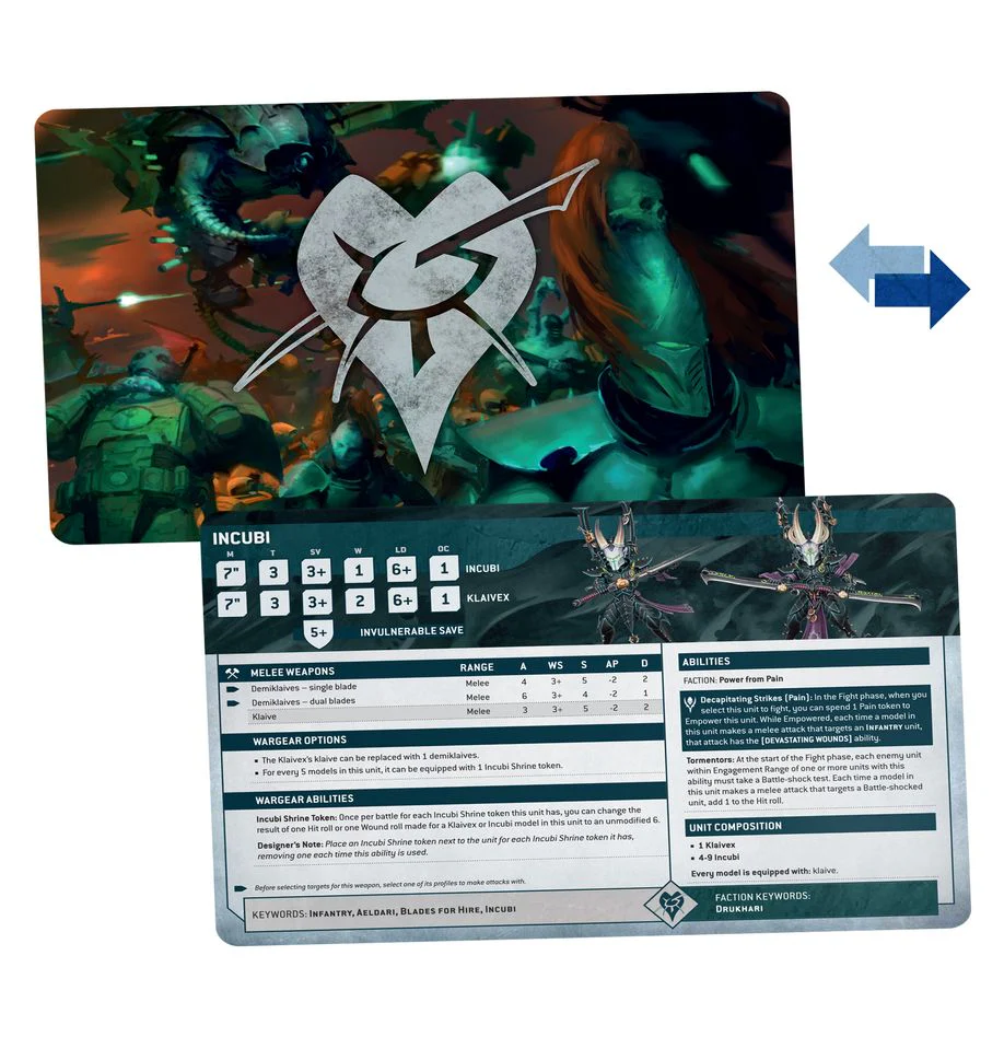 Warhammer 40k: Druhkari DataSheet Cards - Image 2