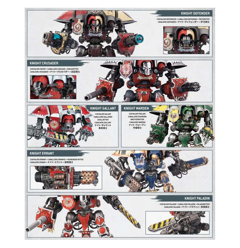 Warhammer 40k: Imperial Knights Knights Questoris - Image 5