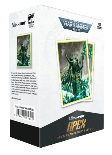 Warhammer 40K: Necron Codex Aligned 105ct Apex Deck Protector Sleeves