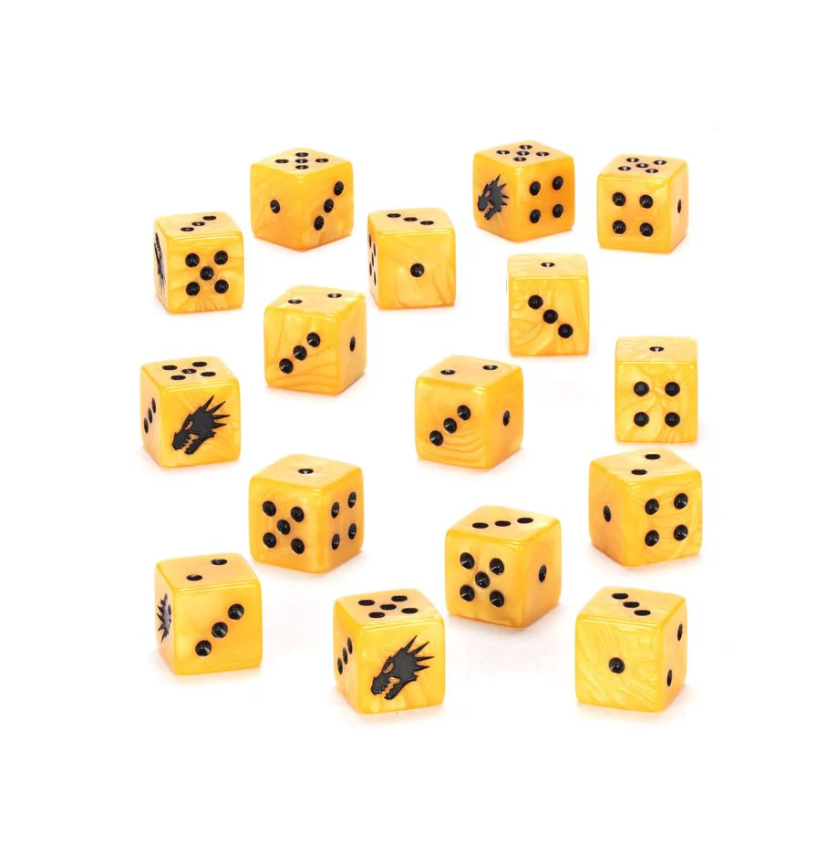 Warhammer 40k: Salamanders Dice Set - Image 2