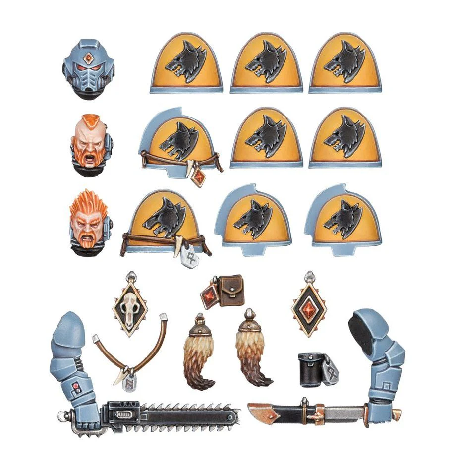 Warhammer 40K: Space Marine Space Wolves Primaris Upgrades