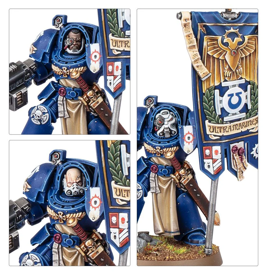 Warhammer 40k: Space Marines Ancient in Terminator Armour - Image 2
