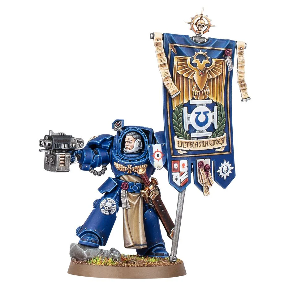 Warhammer 40k: Space Marines Ancient in Terminator Armour - Image 3