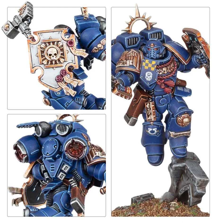 Warhammer 40k: Space Marines Captain With Jump Pack and Relic Shield - Image 3