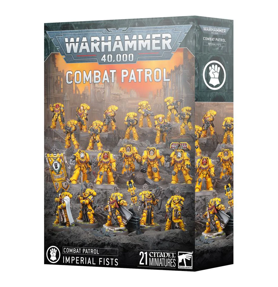 Warhammer 40k: Space Marines Imperial Fists Combat Patrol